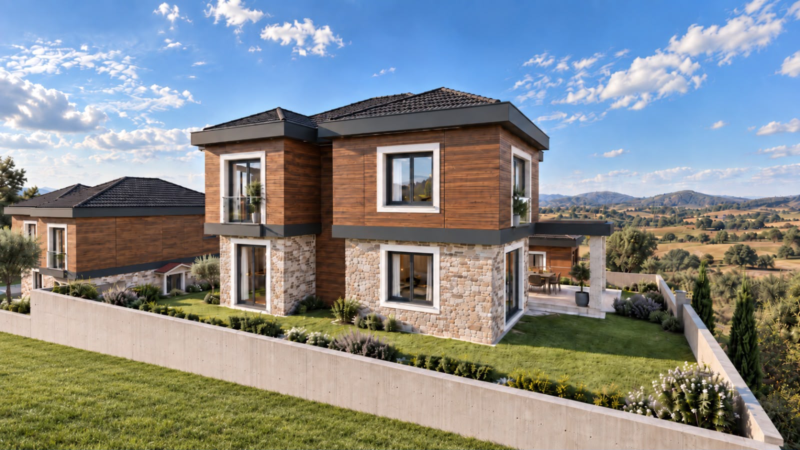 Körfez Hill House müstakil villa projesi