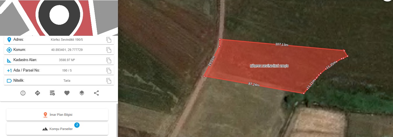 Sevindikli'de Çiftlik İmarlı 3.600 m² Satılık Tarla - fotoğraf 7