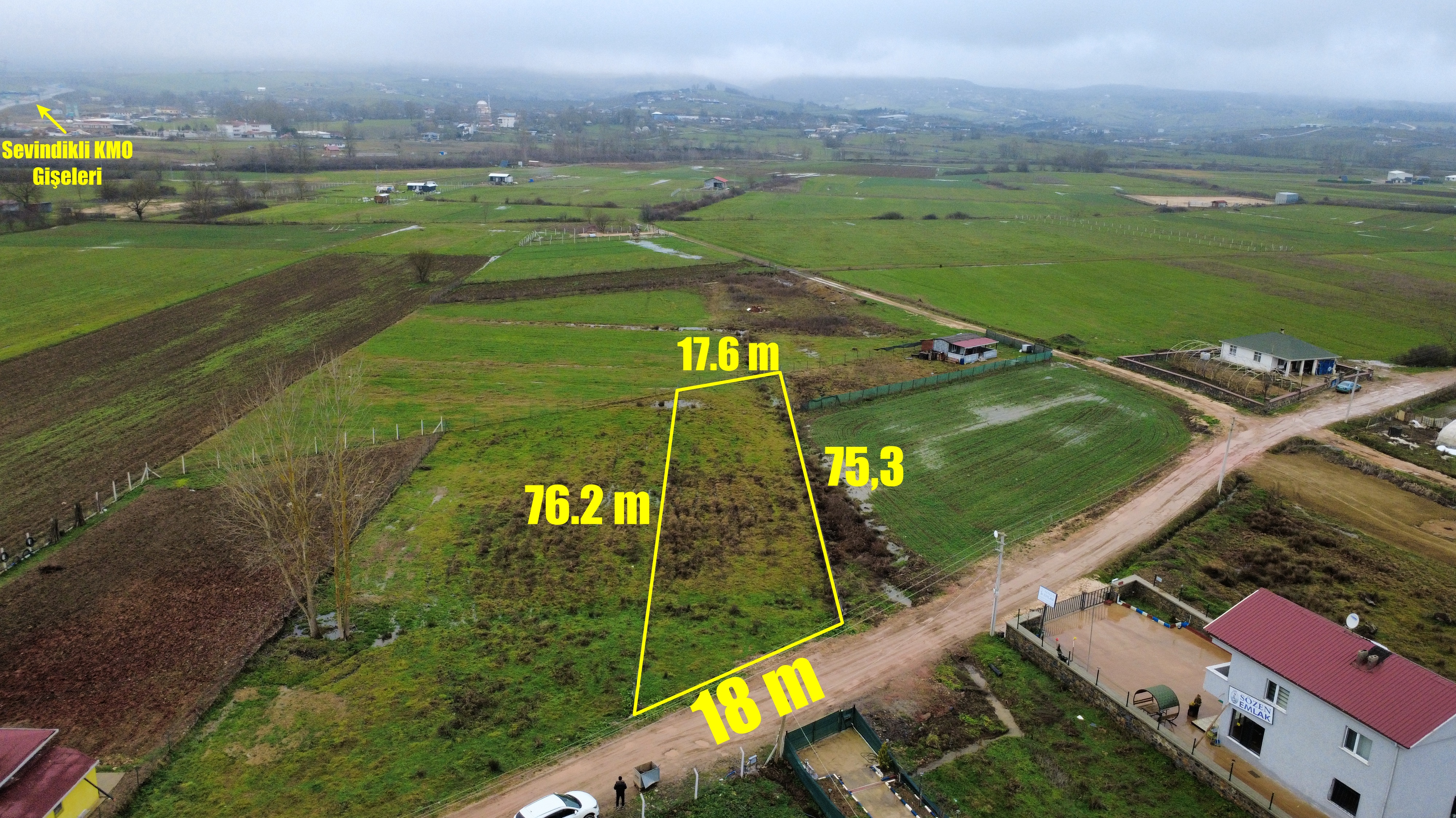 Kocaeli Körfez Karayakuplu'da KMO Gişelerine 3 Dk Mesafede Satılık Tarla - fotoğraf 1