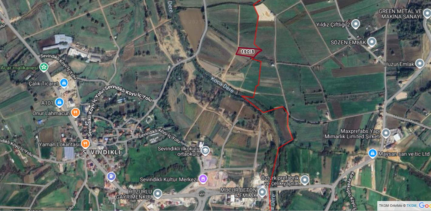 Sevindikli'de Çiftlik İmarlı 3.600 m² Satılık Tarla - fotoğraf 10
